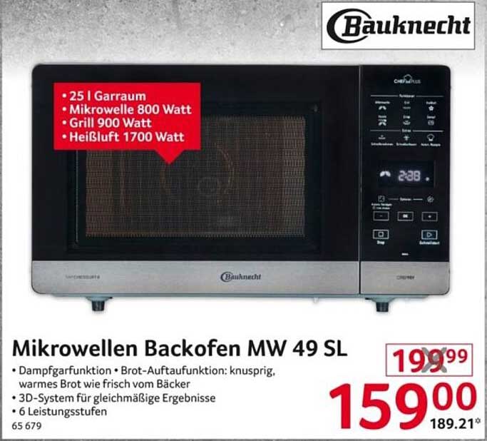 Mikrowellen Backofen MW 49 SL