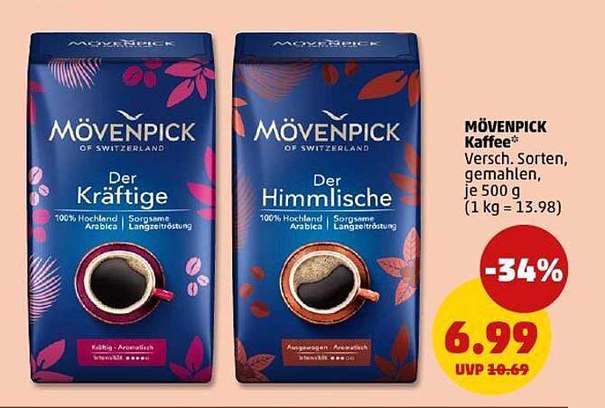 Mövenpick Kaffee - Der Kräftige und Der Himmlische, 500 g