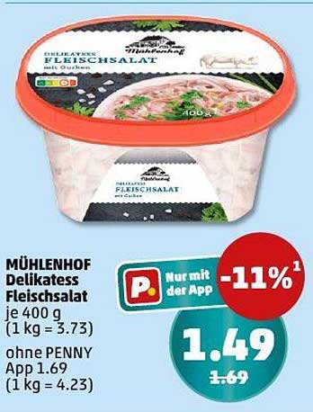 Mühlenhof Delikatess Fleischsalat 400 g