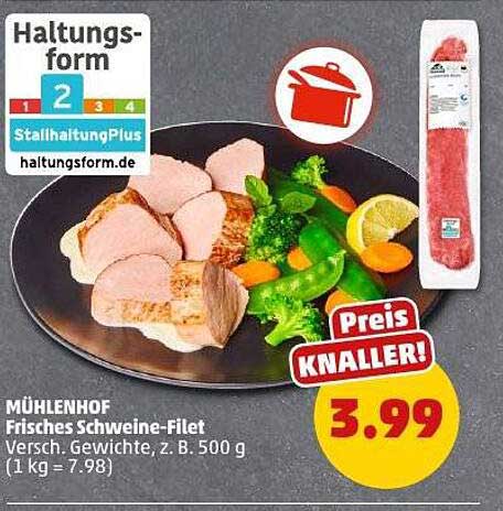 MÜHLENHOF Frisches Schweine-Filet