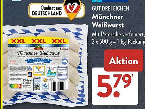 Münchner Weißwurst - 1000 g