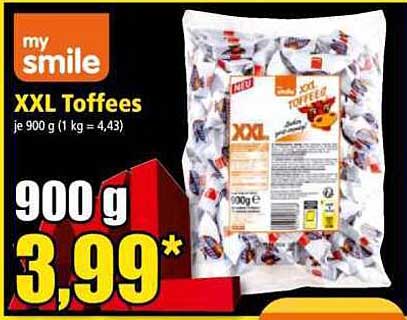 my smile XXL Toffees 900 g - nur 3,99 €