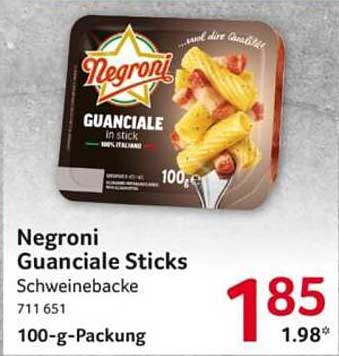 Negroni Guanciale Sticks
