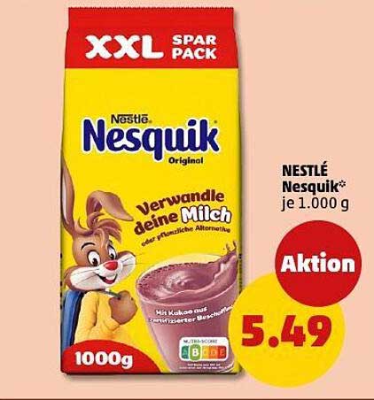 NESTLÉ Nesquik 1.000 g - Aktionspreis nur für kurze Zeit!