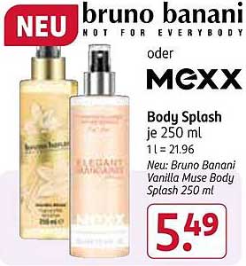 Neu: Bruno Banani Vanilla Muse Body Splash 250 ml