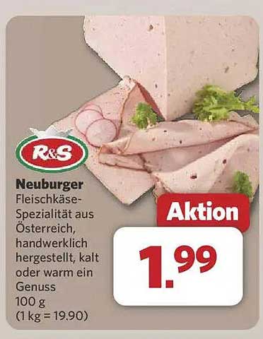 Neuburger Fleischkäse-Spezialität aus Österreich