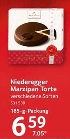 Niederegger Marzipan Torte verschiedene Sorten