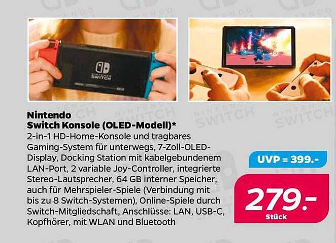 Nintendo Switch Konsole (OLED-Modell)*