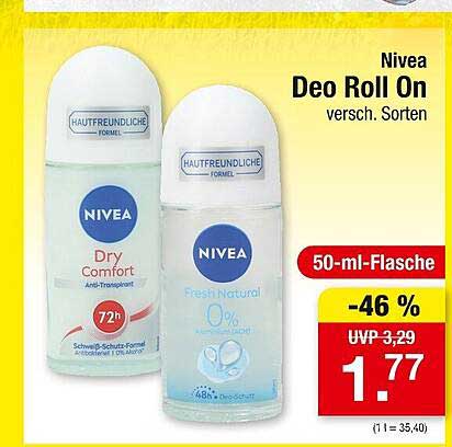 Nivea Deo Roll On – verschiedene Sorten