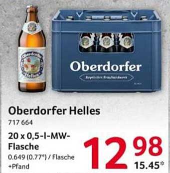 Oberdorfer Helles - 20 x 0,5 l MW-Flasche