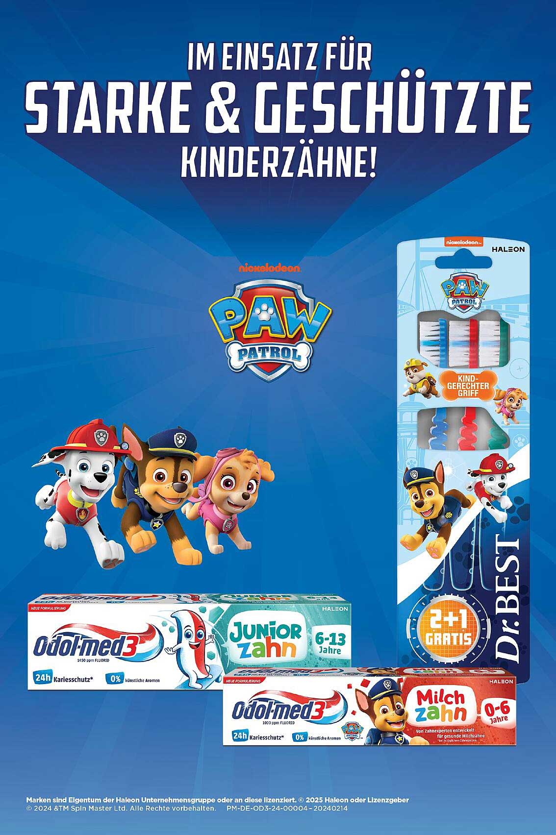 Odol-med 3 Zahnpasta für Kinder – 0-6 Jahre und Junior Zahn – 6-13 Jahre