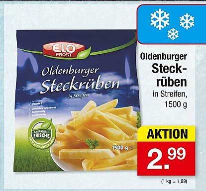 Oldenburger Steckrüben in Streifen, 1500 g