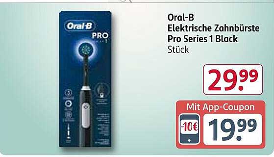Oral-B Elektrische Zahnbürste Pro Series 1 Black