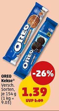 OREO Kekse - verschiedene Sorten, 154 g