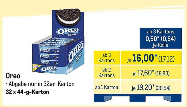 Oreo Original - 32er Karton