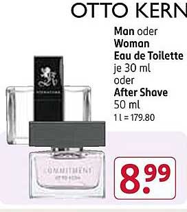 OTTO KERN Man oder Woman Eau de Toilette 30 ml oder After Shave 50 ml