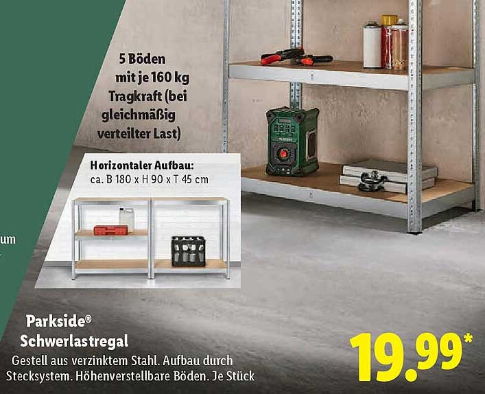 Wunderbar Schwerlastregal Angebot Lidl Fotos