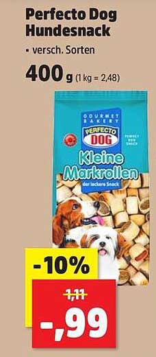 Perfecto Dog Hundesnack – Kleine Markrollen