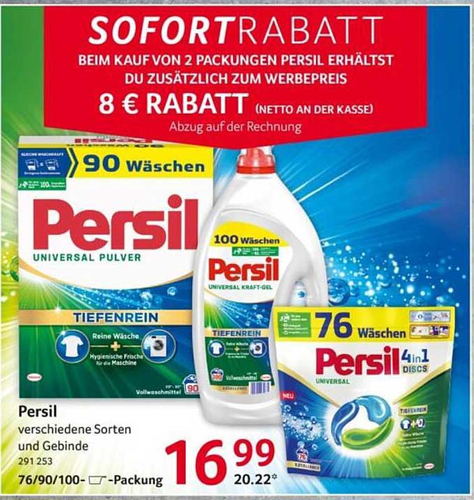 Persil Universal Pulver, verschiedene Sorten und Gebinde