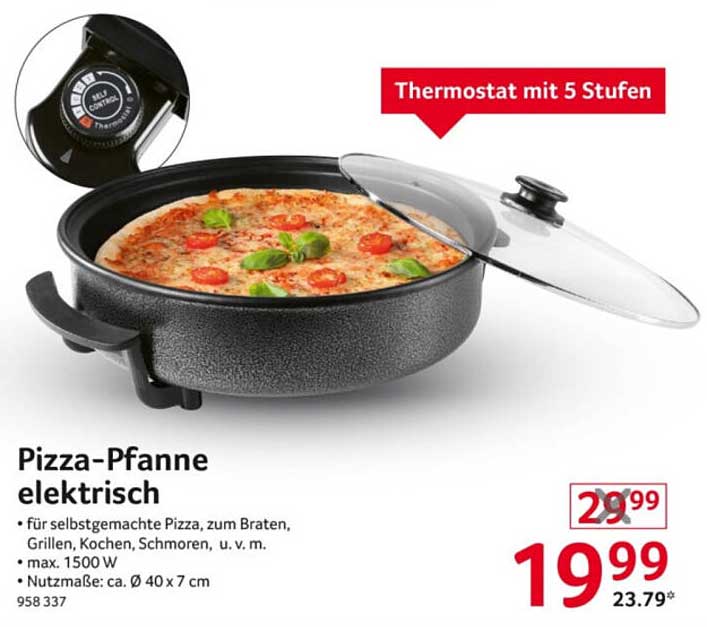 Pizza-Pfanne elektrisch