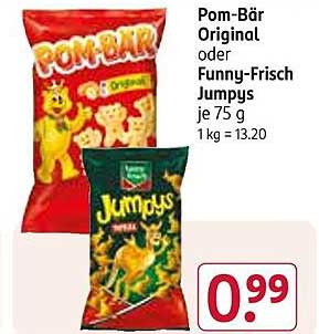 Pom-Bär Original oder Funny-Frisch Jumpys, je 75 g