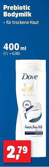 Prebiotic Bodymilk - für trockene Haut