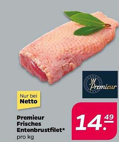 Premieur Frisches Entenbrustfilet* pro kg