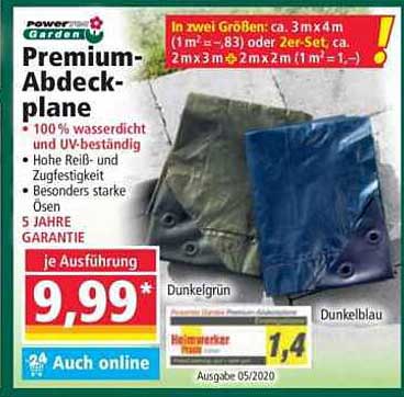 Premium-Abdeckplane
