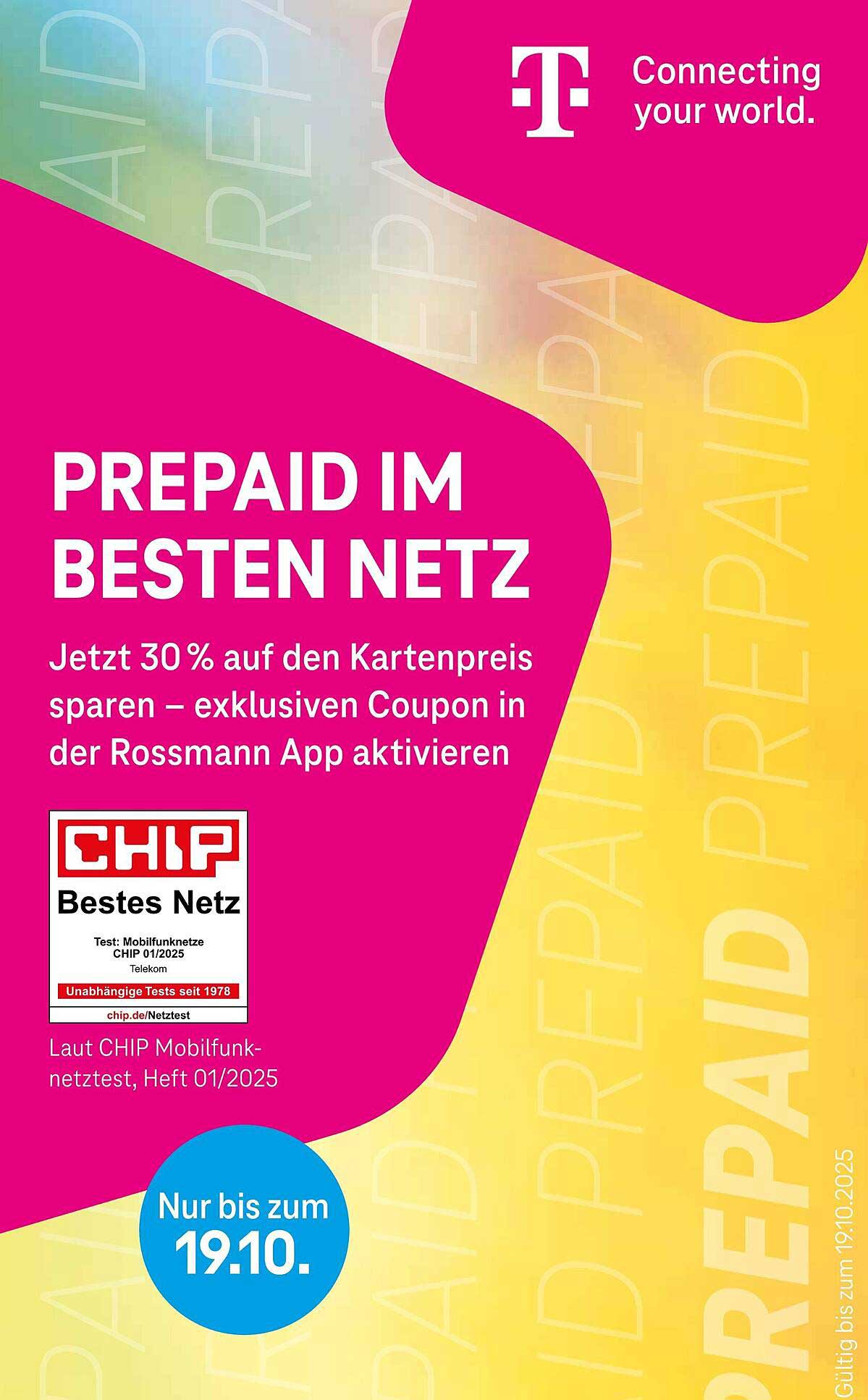 PREPAID IM BESTEN NETZ - 30% Rabatt auf den Kartenpreis!