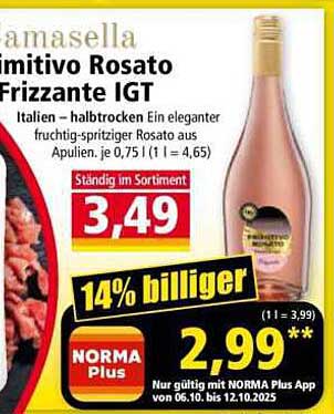 Primitivo Rosato Frizzante IGT - 0,75 l