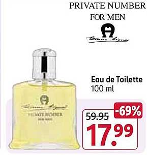 PRIVATE NUMBER FOR MEN Eau de Toilette 100 ml