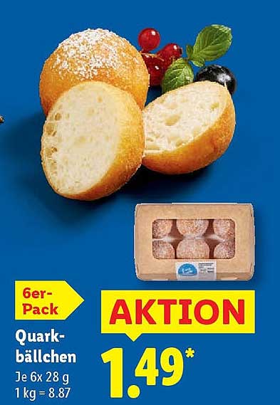 Quarkbällchen 6er-Pack