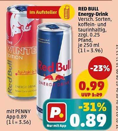 RED BULL Energy-Drink - Verschiedene Sorten