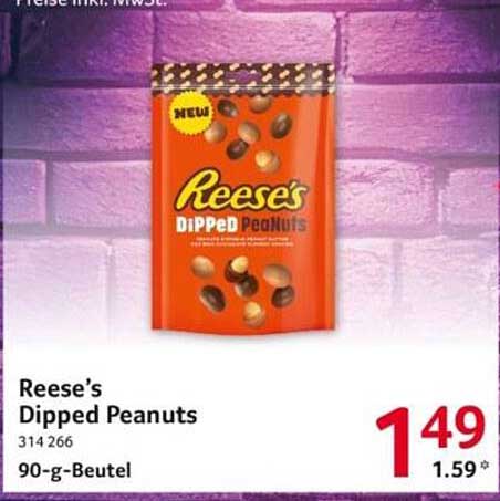 Reese's Dipped Peanuts 90-g-Beutel