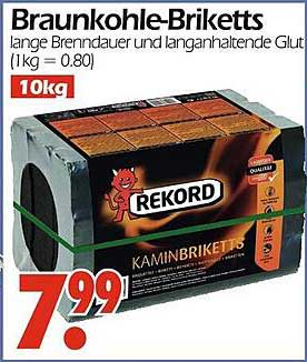 REKORD Braunkohle-Briketts 10kg
