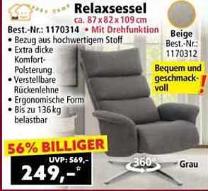 Relaxsessel mit Drehfunktion – Bequem und geschmackvoll