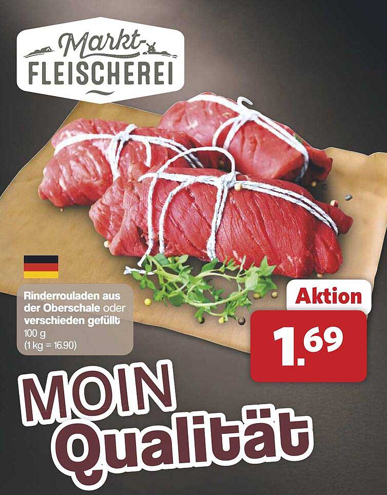 Rinderrouladen aus der Oberschale oder verschieden gefüllt