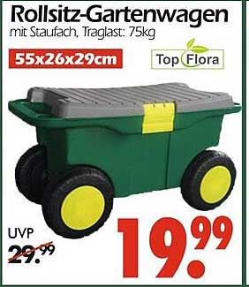 Rollsitz-Gartenwagen von Top Flora