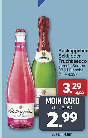 Rotkäppchen Sekt oder Fruchtsecco - verschiedene Sorten