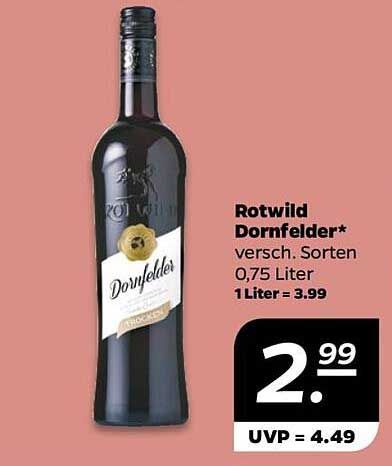 Rotwild Dornfelder 0,75 Liter