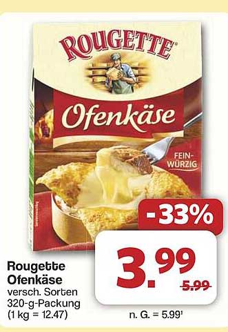 Rougette Ofenkäse 320-g-Packung