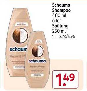 Schauma Shampoo 400 ml oder Spülung 250 ml