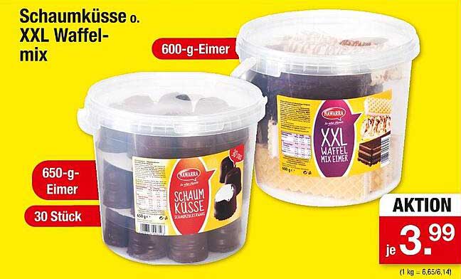 Schaumküsse o. XXL Waffel-mix