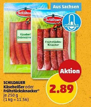 SCHILDÄUER Käsebeißer oder Frühstücks-Knacker 250 g
