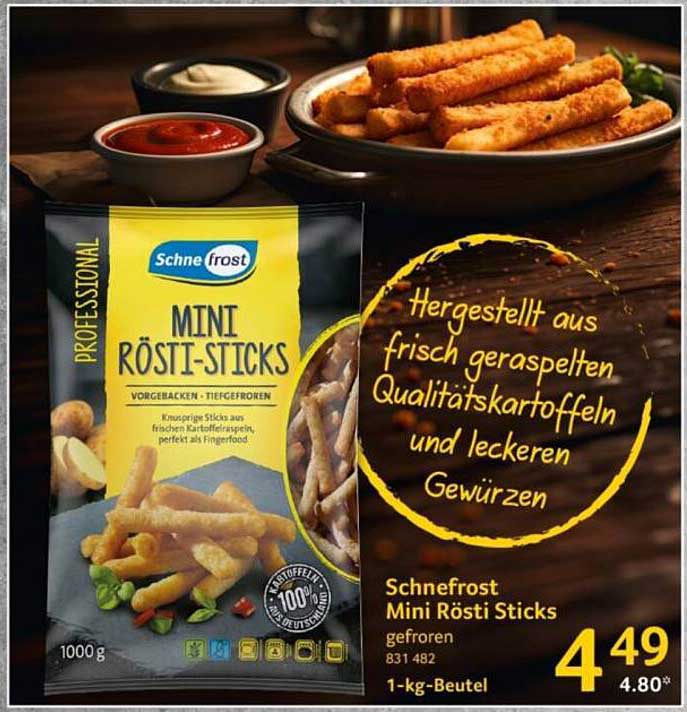 Schneefrost Mini Rösti-Sticks 1 kg