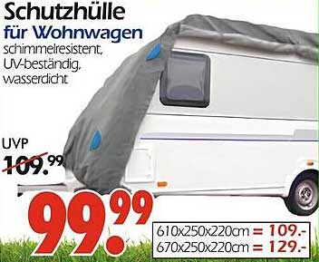 Schutzhülle für Wohnwagen
