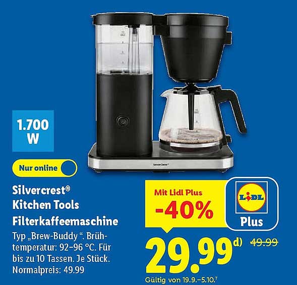 Silvercrest® Kitchen Tools Filterkaffeemaschine