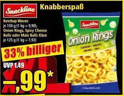 Snackline Knabber Spaß - Onion Rings