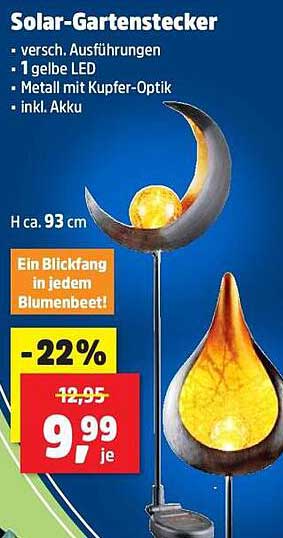 Solar-Gartenstecker