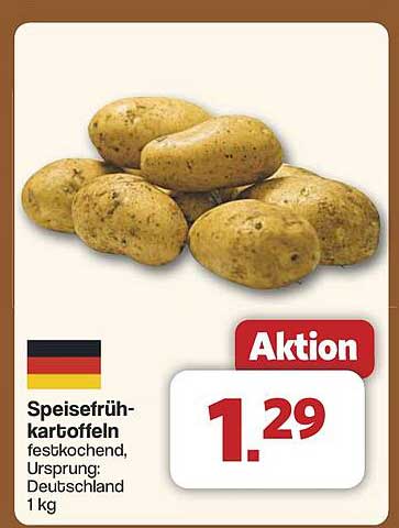 Speisefrühkartoffeln, festkochend, Ursprung: Deutschland 1 kg
